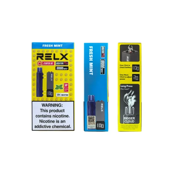 RELX 悅刻 Creator 積木拋棄式電子煙入門組｜7000口容量，配備6ml儲油倉與3%尼古丁鹽