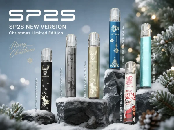 ChatGPT-Image-2026年9月2日-下午10_50_13-1.webp SP2S 聖誕限定 鈦金屬 一代通用主機|具備鈦金屬立體浮雕工藝與幻影七彩 LED 燈效,一代煙彈完美兼容