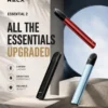 RELX 悅刻 Essential2 主機｜具備 10W 輸出功率與 380mAh 大容量電芯，支援 Type-C 快充技術，廣泛通用四代/五代煙彈