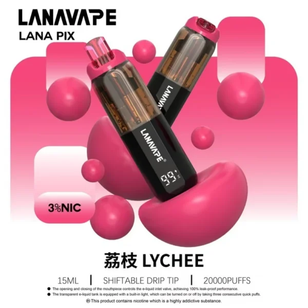 IMG_5315.webp LANA PIX 閃光彈 20000口拋棄式電子煙|可摺疊式吸嘴,配備 15ml儲油、850mAh電池與 Mesh網芯