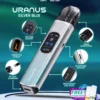 SP2S 天王星 Uranus 開放式注油小煙主機｜具備最大 30W 多檔調節爆發輸出與 1000mAh 大電量，搭配 0.96 吋液晶屏精準顯示，內含 0.6Ω/0.8Ω 空彈並通用小煙煙油