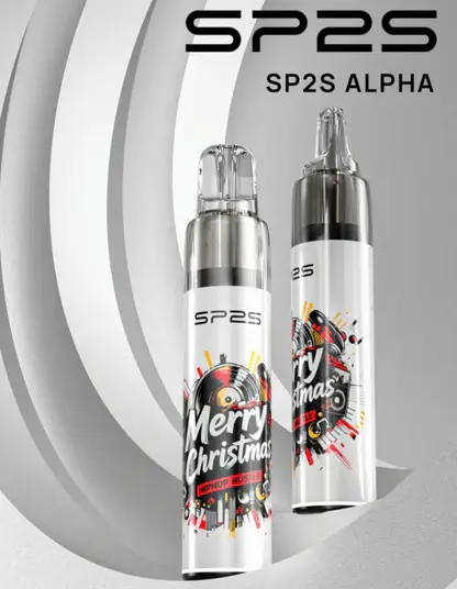 SP2S MAX ALPHA 聖誕限定 專用主機｜採用紅金雪花極致奢華塗裝與旗艦晶片，配備 Type-C 快充，MAX 煙彈專用