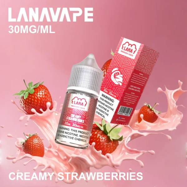 LANA 拉娜 30ml 煙油｜具備 30mg 尼古丁鹽紮實滿足感，口感層次分明不化學且回韻清甜，通用注油小煙主機