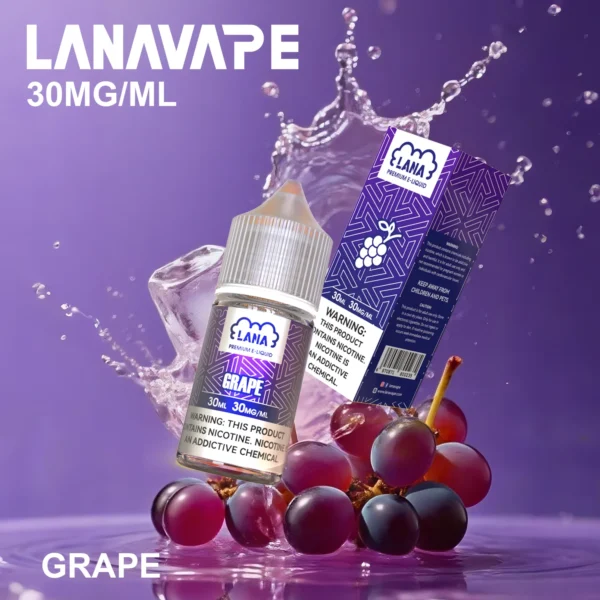 LANA 拉娜 30ml 煙油｜具備 30mg 尼古丁鹽紮實滿足感，口感層次分明不化學且回韻清甜，通用注油小煙主機