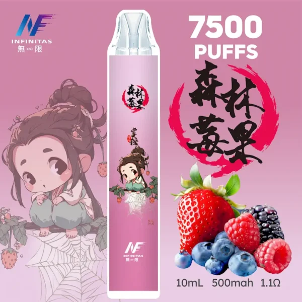 【INF無限-7500口-鬼滅系列-拋棄式】-鬼滅之刃-聯名限定款-7500口14.webp INF 無限 鬼滅之刃聯名 7500口 拋棄式電子煙|具備鬼滅之刃聯名造型與 10ml 大容量煙油,採用 Mesh 網芯爆發口感,配置 550mAh 大容量電芯