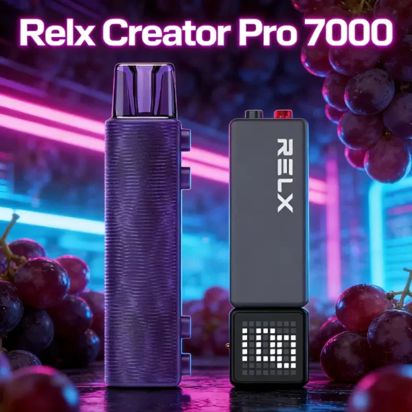 RELX 悅刻 Creator 積木拋棄式電子煙入門組｜7000口容量，配備6ml儲油倉與3%尼古丁鹽